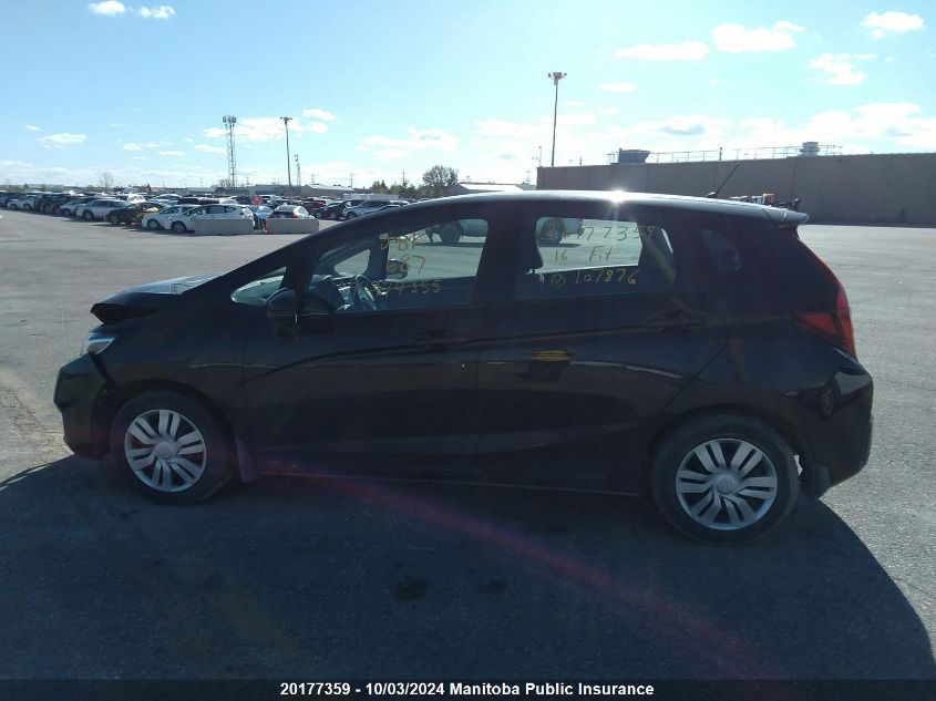 2016 Honda Fit Lx VIN: 3HGGK5H58GM107876 Lot: 20177359