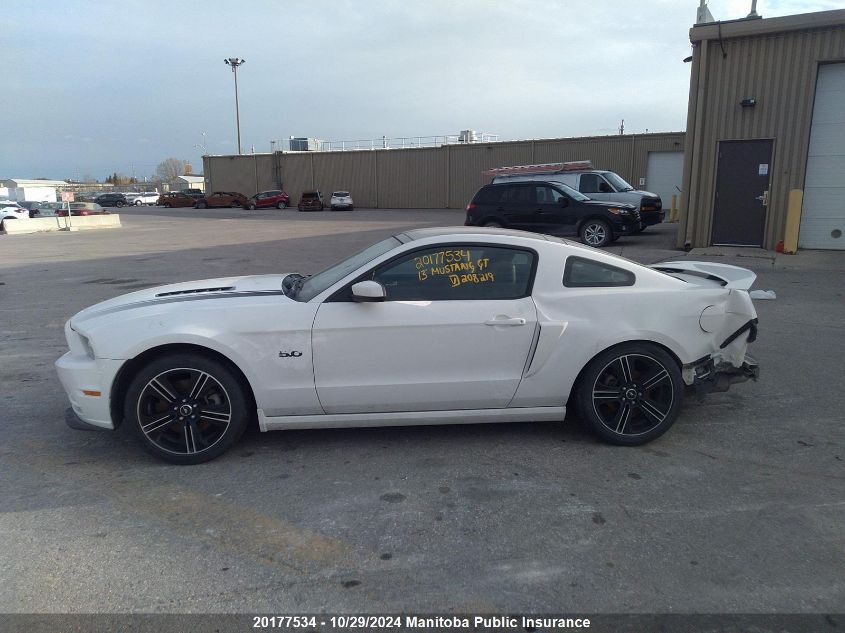 2013 Ford Mustang Gt VIN: 1ZVBP8CF3D5208219 Lot: 20177534