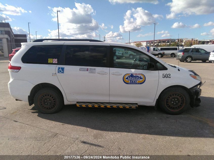 2013 Toyota Sienna Le V6 VIN: 5TDKK3DCXDS394358 Lot: 20177536