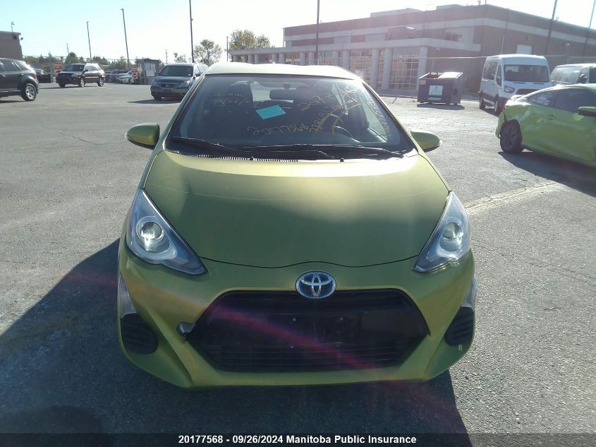 2016 Toyota Prius C VIN: JTDKDTB35G1126039 Lot: 20177568