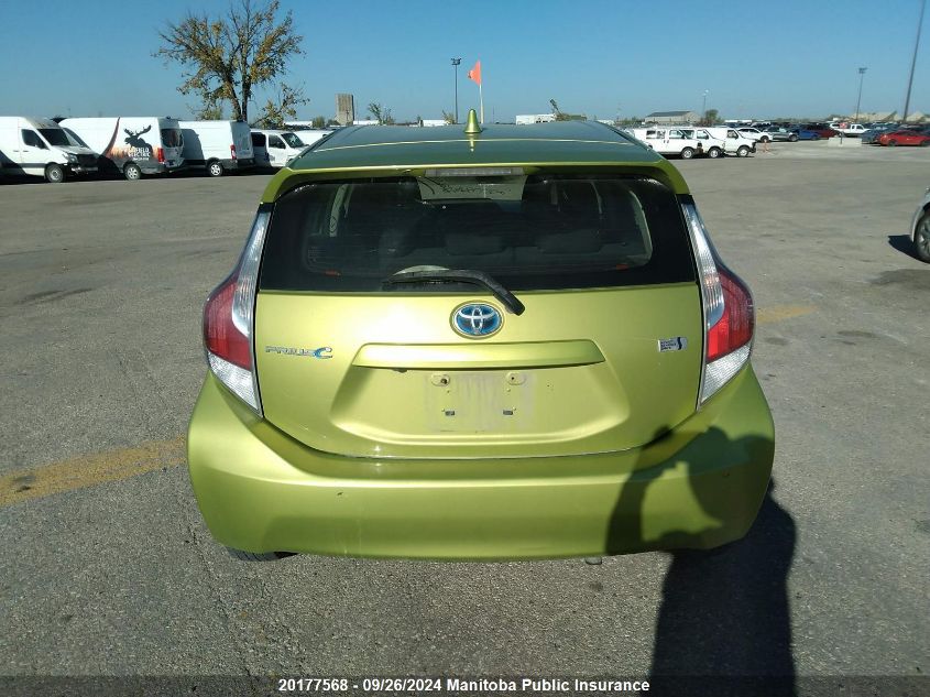 2016 Toyota Prius C VIN: JTDKDTB35G1126039 Lot: 20177568