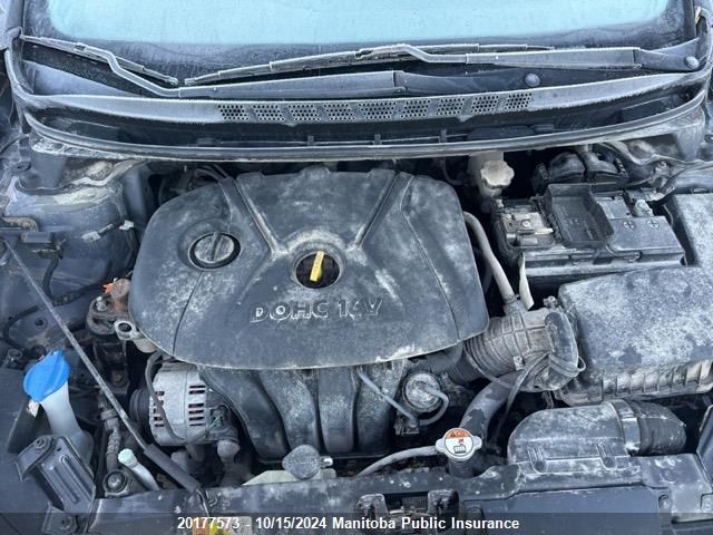 2014 Hyundai Elantra Gl VIN: 5NPDH4AE6EH527286 Lot: 20177573