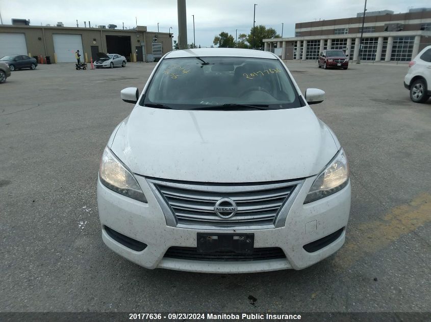 2015 Nissan Sentra 1.8 S VIN: 3N1AB7AP4FL642805 Lot: 20177636