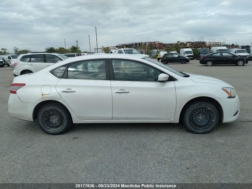 2015 Nissan Sentra 1.8 S VIN: 3N1AB7AP4FL642805 Lot: 20177636