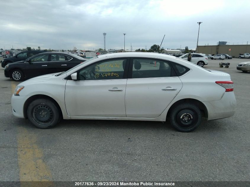 2015 Nissan Sentra 1.8 S VIN: 3N1AB7AP4FL642805 Lot: 20177636