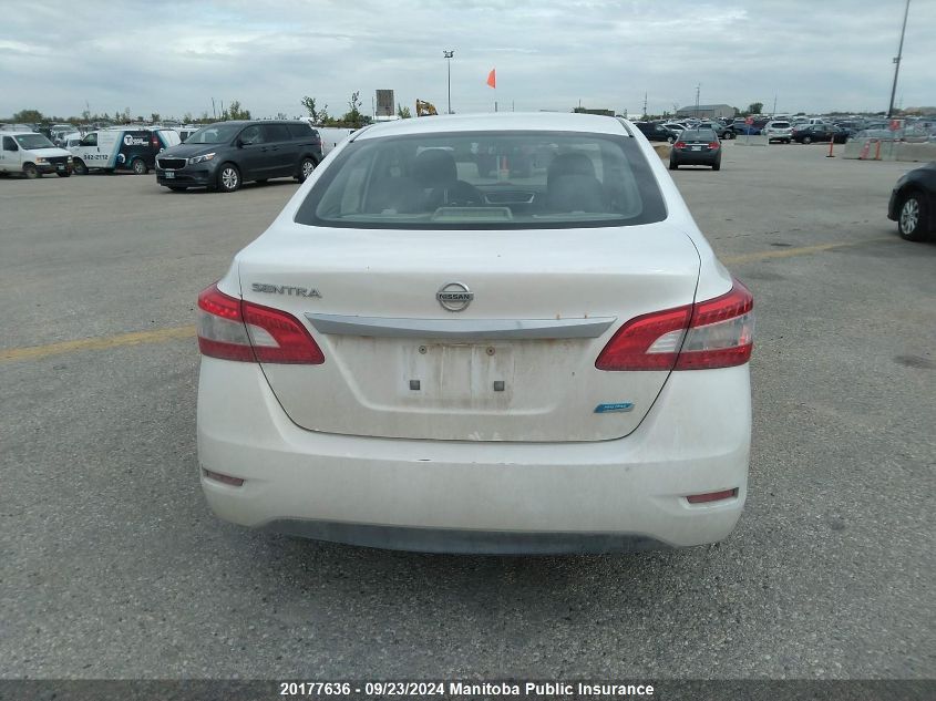 2015 Nissan Sentra 1.8 S VIN: 3N1AB7AP4FL642805 Lot: 20177636