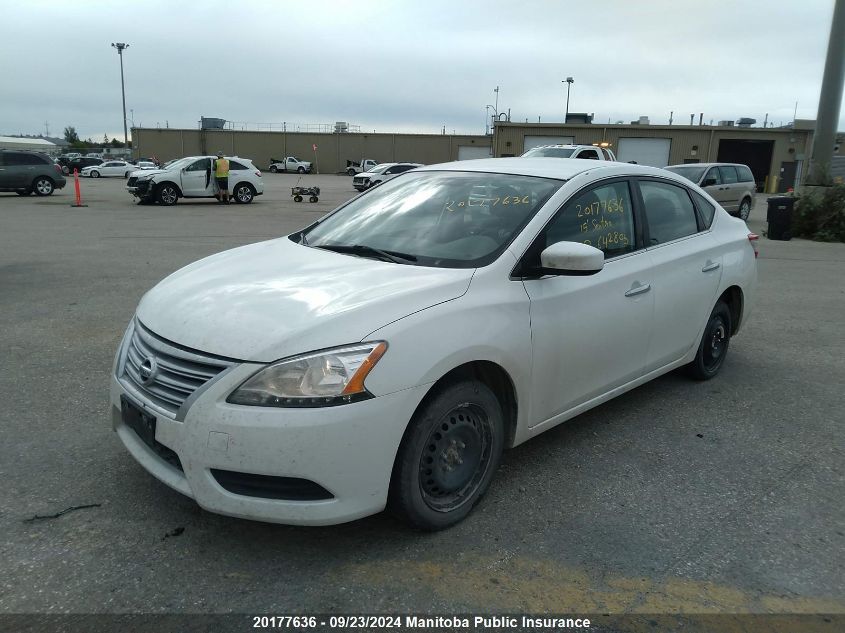 2015 Nissan Sentra 1.8 S VIN: 3N1AB7AP4FL642805 Lot: 20177636