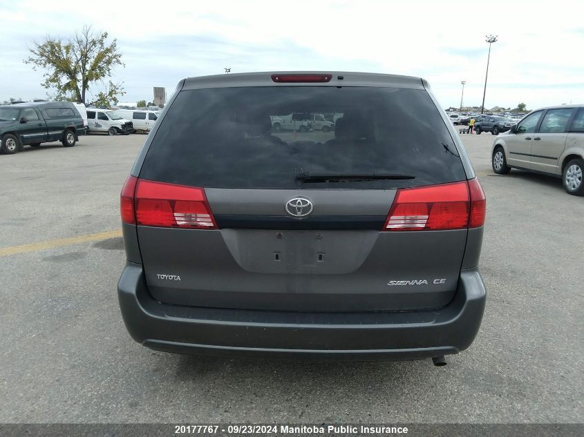 2004 Toyota Sienna Ce V6 VIN: 5TDZA29C84S013207 Lot: 20177767