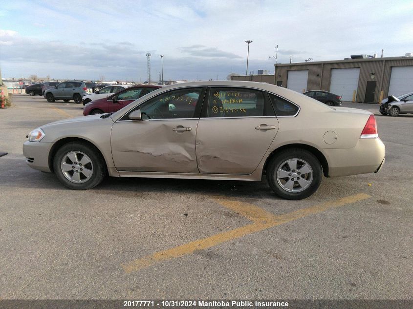 2011 Chevrolet Impala Lt V6 VIN: 2G1WB5EK4B1334236 Lot: 20177771