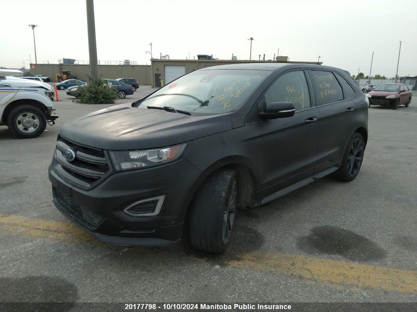 2FMTK4AP1FBB31483 2015 FORD EDGE - Image 2