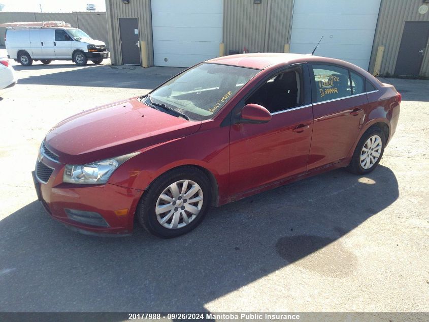 2011 Chevrolet Cruze Lt Turbo VIN: 1G1PF5S91B7284442 Lot: 20177988