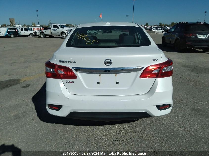 2016 Nissan Sentra 1.8 Sv VIN: 3N1AB7AP4GL667480 Lot: 20178005