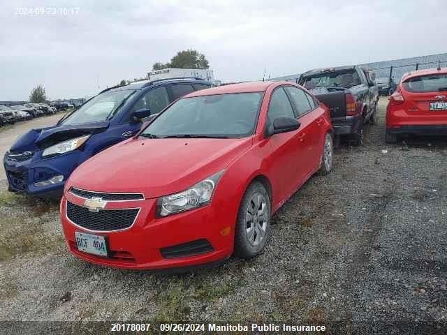 2014 Chevrolet Cruze Ls VIN: 1G1PL5SH8E7153142 Lot: 20178087