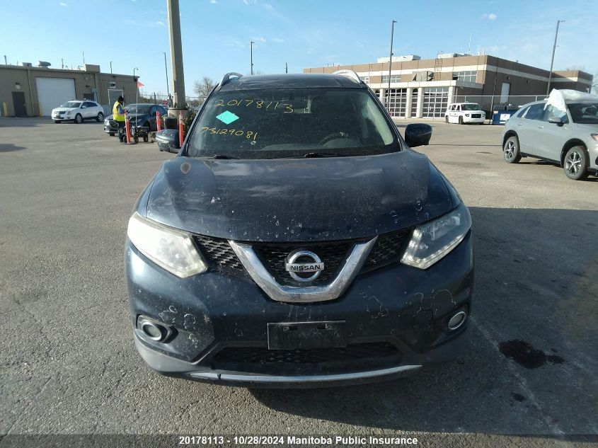 2016 Nissan Rogue Sv VIN: 5N1AT2MV3GC807551 Lot: 20178113