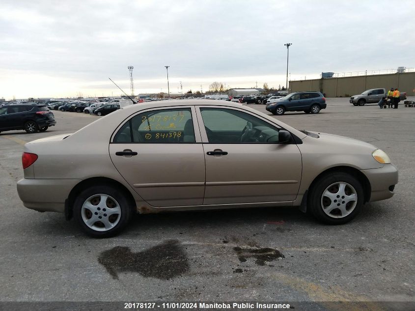 2005 Toyota Corolla Ce/Le/S VIN: 2T1BR32E95C841398 Lot: 20178127