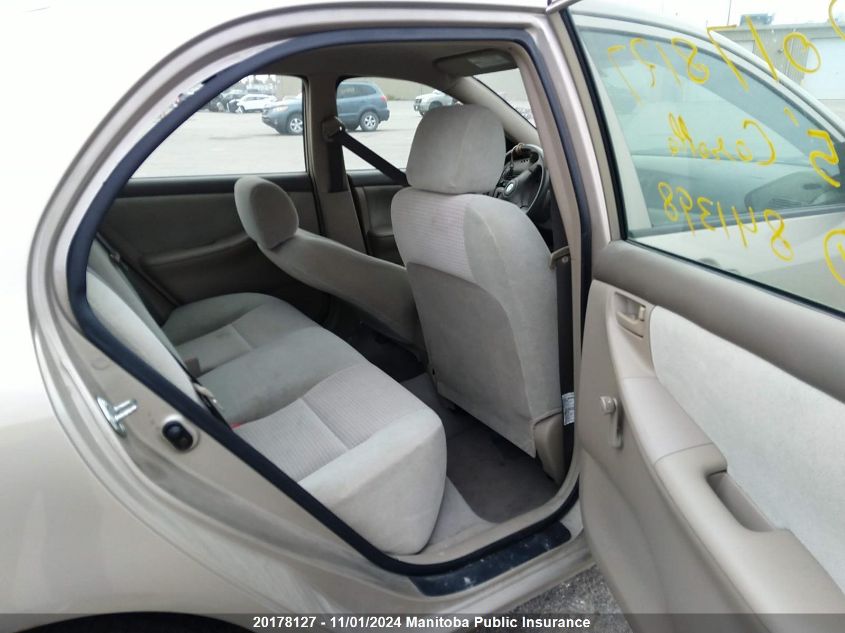 2005 Toyota Corolla Ce/Le/S VIN: 2T1BR32E95C841398 Lot: 20178127