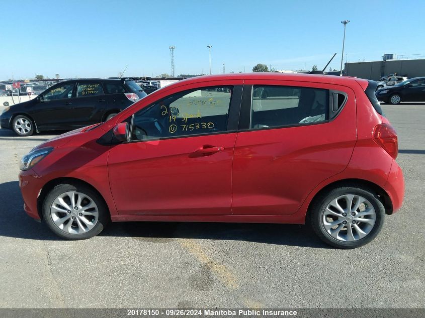 2019 Chevrolet Spark Ls VIN: KL8CD6SA5KC715330 Lot: 20178150