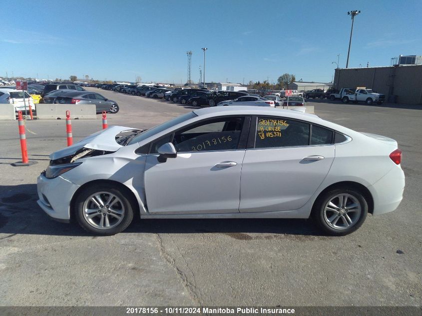 2018 Chevrolet Cruze Lt Turbo VIN: 1G1BE5SM4J7115371 Lot: 20178156