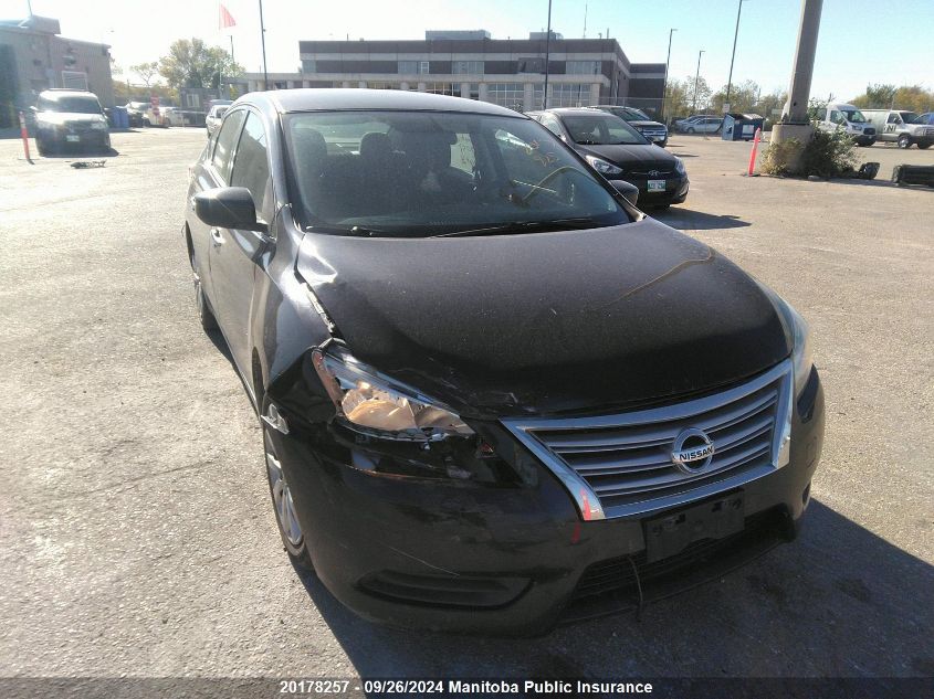 2013 Nissan Sentra S/Sv/Sr/Sl VIN: 3N1AB7AP2DL754953 Lot: 20178257