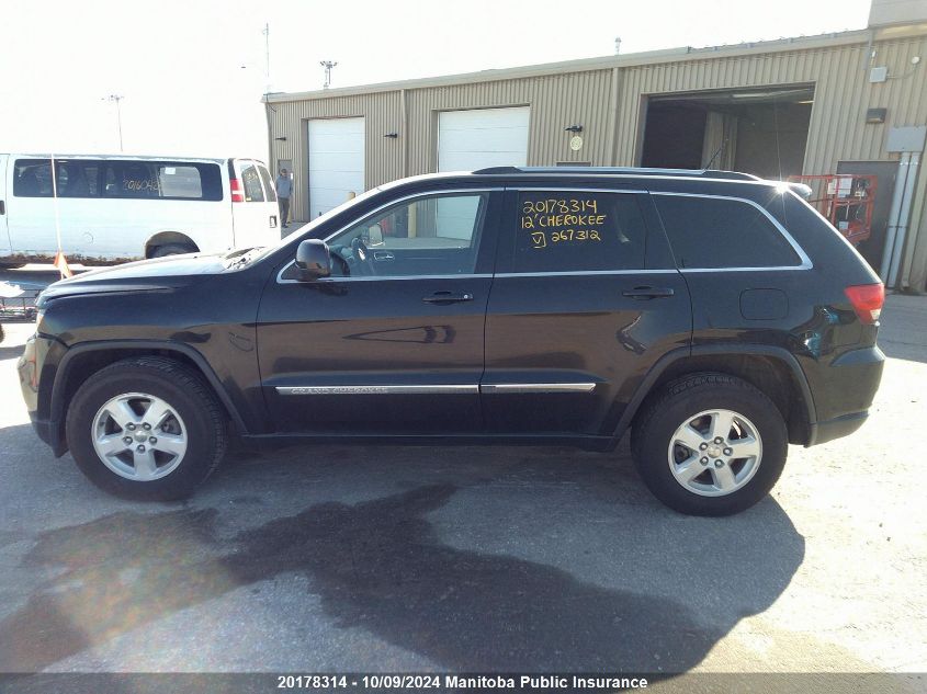 1C4RJFAG6CC267312 2012 Jeep Grand Cherokee Laredo