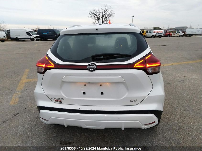 2022 Nissan Kicks Sv VIN: 3N1CP5CV1NL519472 Lot: 20178336