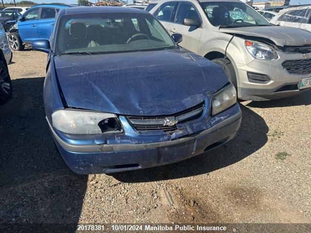 2005 Chevrolet Impala VIN: 2G1WF52EX59153201 Lot: 20178381