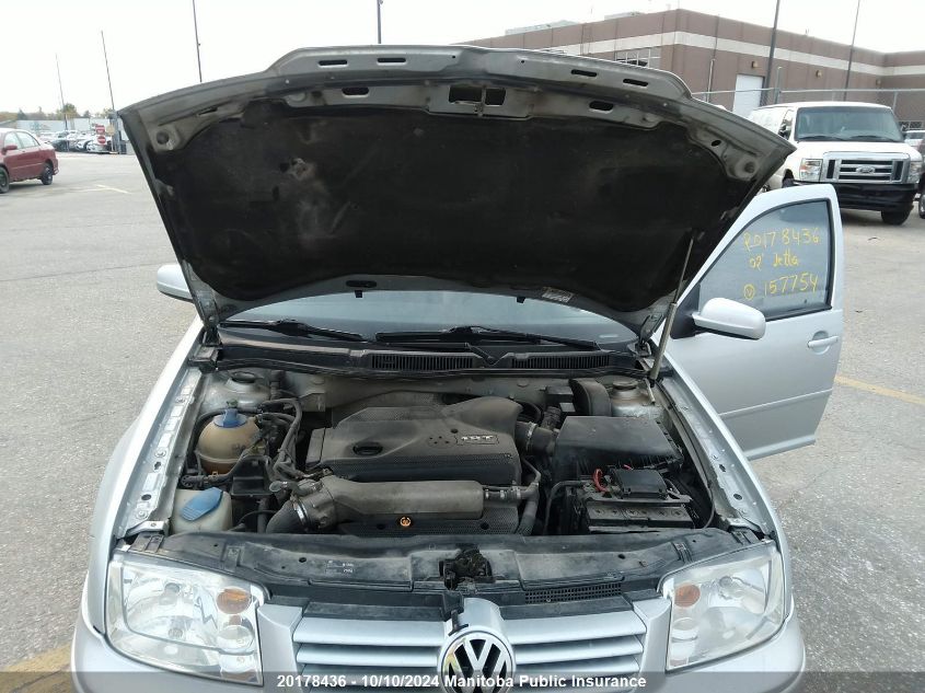 3VWSE69M02M157754 2002 Volkswagen Jetta Gls 1.8T