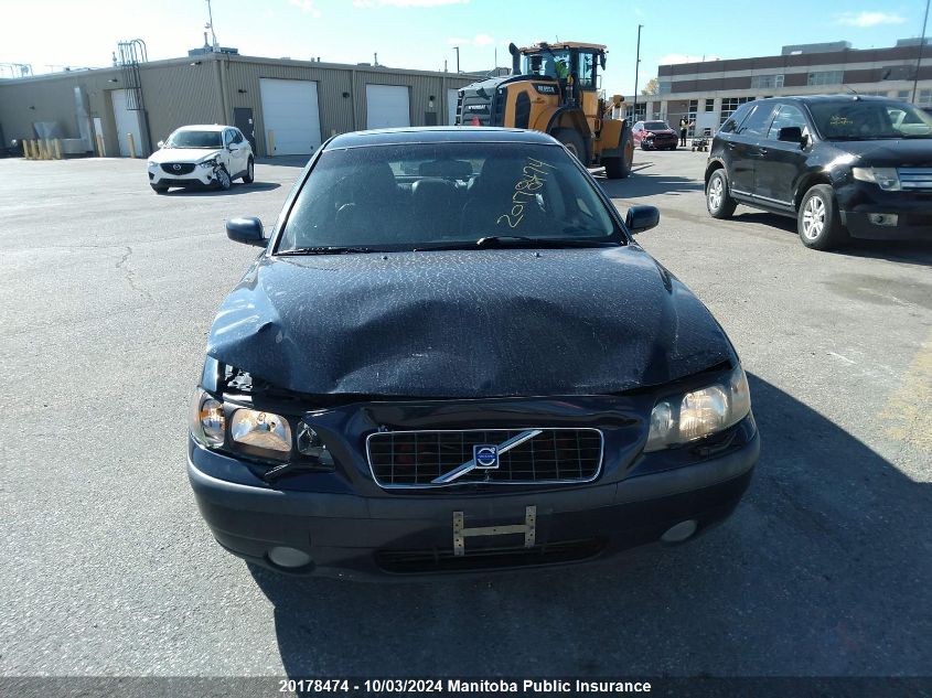 2004 Volvo S60 2.4 VIN: YV1RS61T942401600 Lot: 20178474