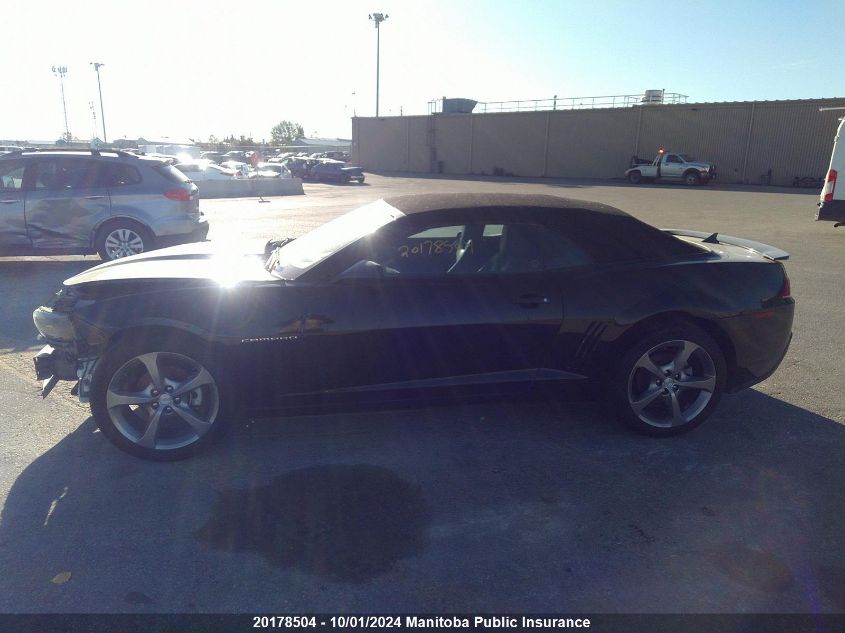 2G1FC3D34E9290563 2014 Chevrolet Camaro Lt