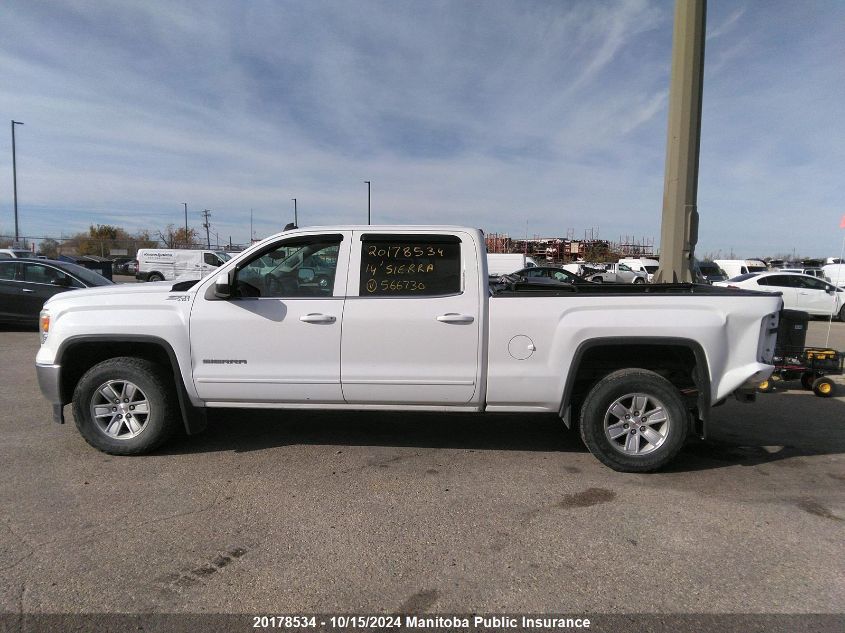 2014 GMC Sierra 1500 Crew Cab VIN: 3GTU2UEC3EG566730 Lot: 20178534