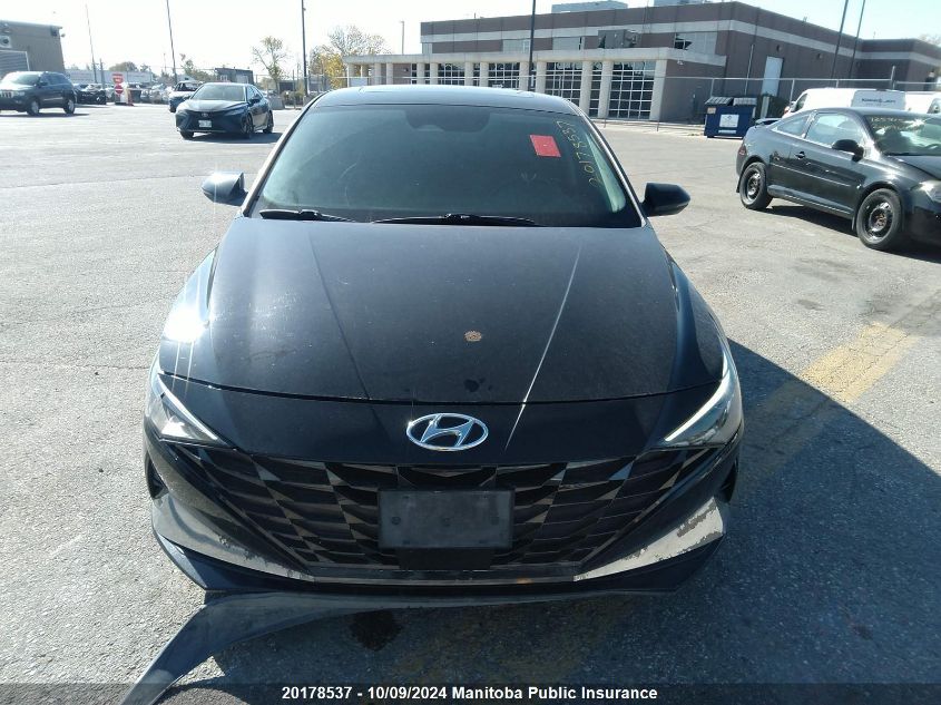 2021 Hyundai Elantra Ultimate VIN: KMHLN4AG7MU182646 Lot: 20178537