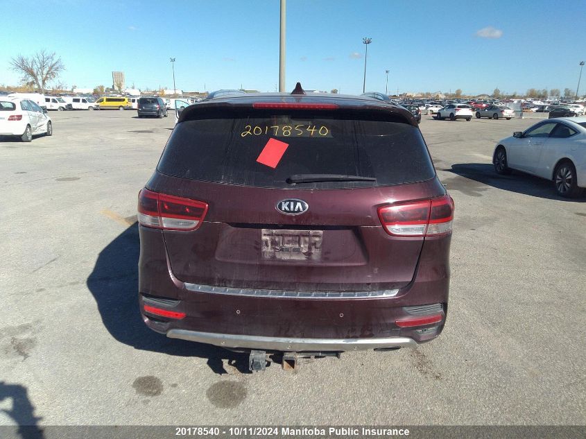 5XYPKDA51GG162489 2016 Kia Sorento Sx V6