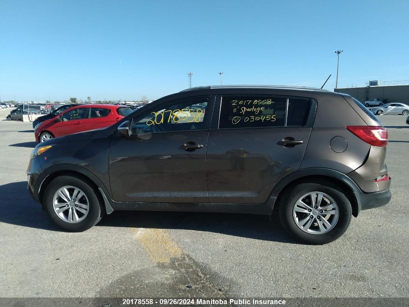 2011 Kia Sportage Lx VIN: KNDPB3A27B7030455 Lot: 20178558