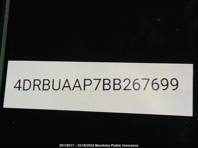 2011 International Other VIN: 4DRBUAAP7BB267699 Lot: 20178577