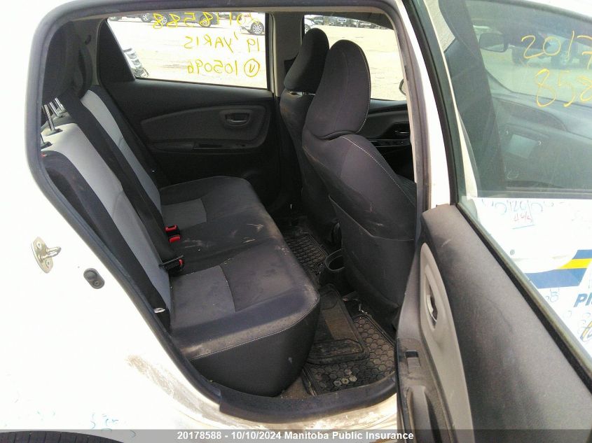 2019 Toyota Yaris Le VIN: VNKKTUD33KA105096 Lot: 20178588