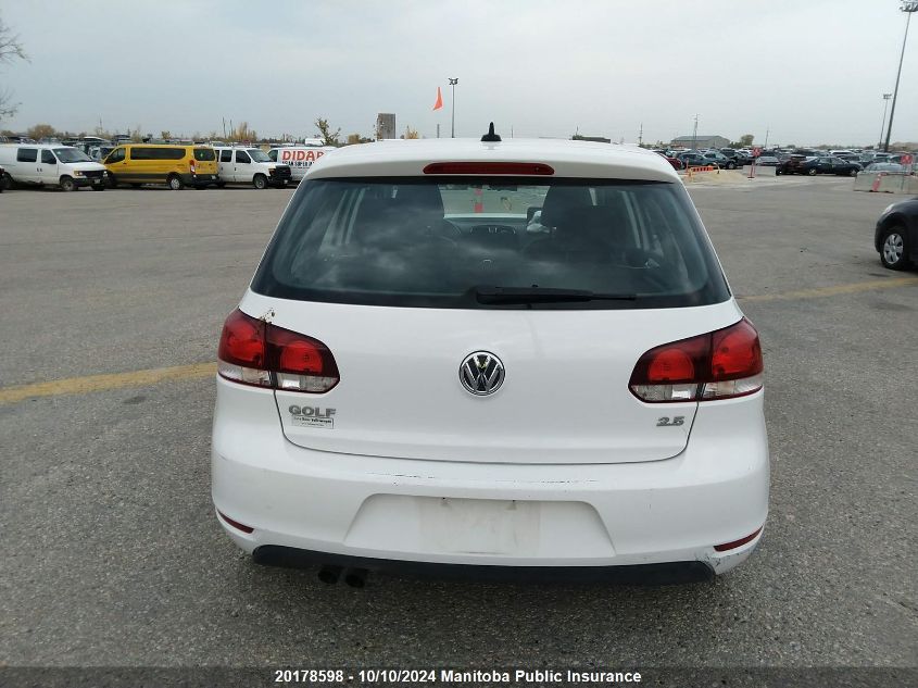 2013 Volkswagen Golf 2.5 VIN: WVWDA7AJ8DW126446 Lot: 20178598