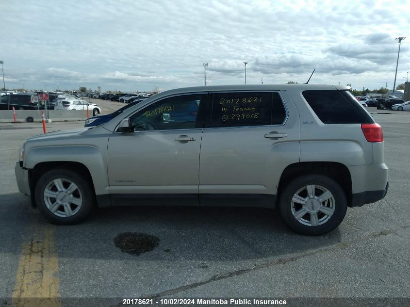 2014 GMC Terrain Sle VIN: 2GKFLVEK4E6299018 Lot: 20178621