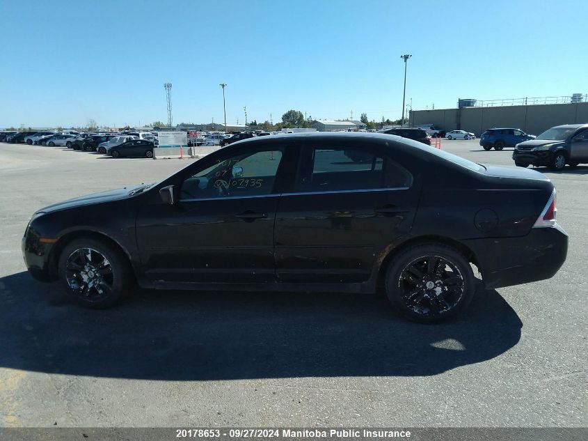 2007 Ford Fusion Sel VIN: 3FAHP08Z57R107935 Lot: 20178653