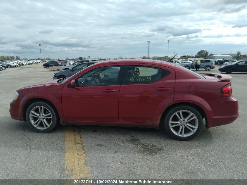 1B3BD1FB9BN561638 2011 Dodge Avenger Sxt