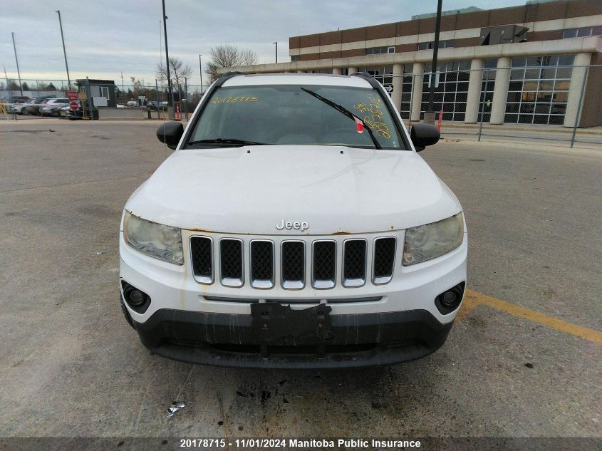 2012 Jeep Compass Sport VIN: 1C4NJDAB1CD670471 Lot: 20178715