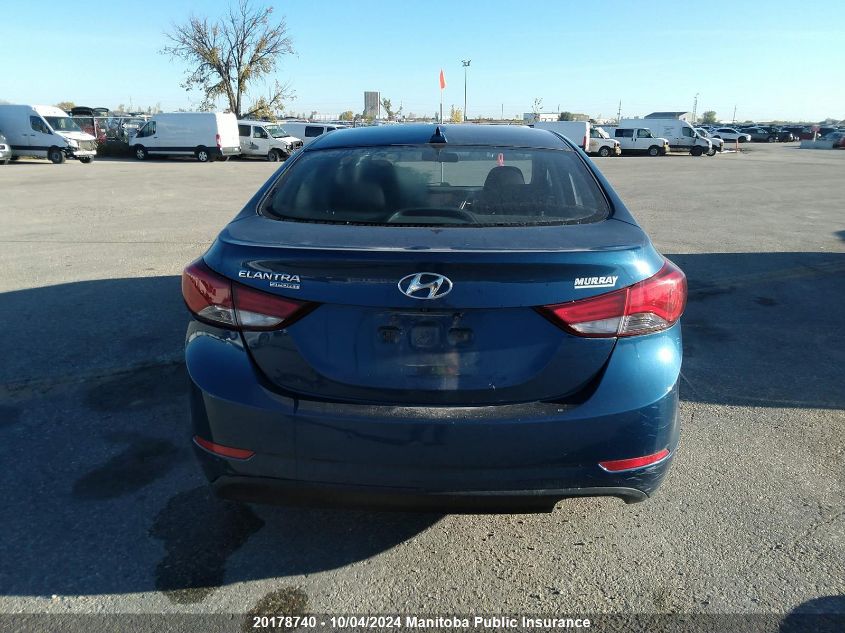 2016 Hyundai Elantra Se VIN: KMHDH4AE5GU618263 Lot: 20178740