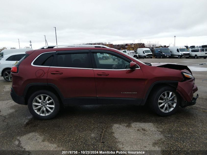 2016 Jeep Cherokee Limited VIN: 1C4PJMDS5GW130426 Lot: 20178758