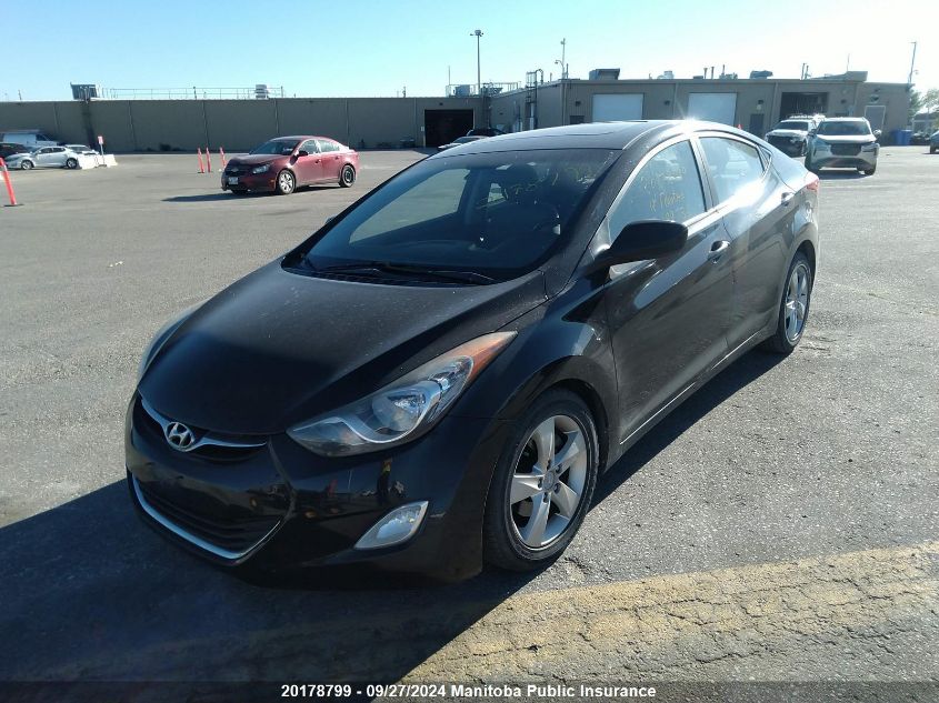 2012 Hyundai Elantra Gls VIN: 5NPDH4AEXCH099736 Lot: 20178799