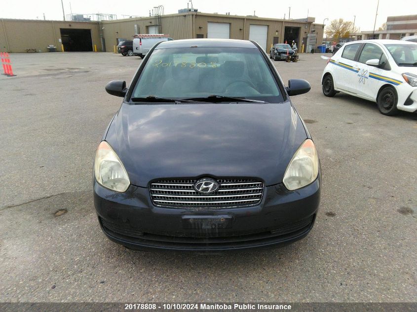 2008 Hyundai Accent Gl VIN: KMHCN45C88U252782 Lot: 20178808