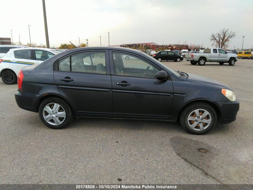 2008 Hyundai Accent Gl VIN: KMHCN45C88U252782 Lot: 20178808