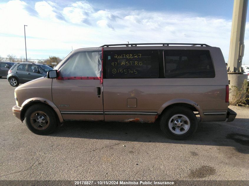 1997 Chevrolet Astro (1996 +) VIN: 1GNDM19W2VB155705 Lot: 20178827