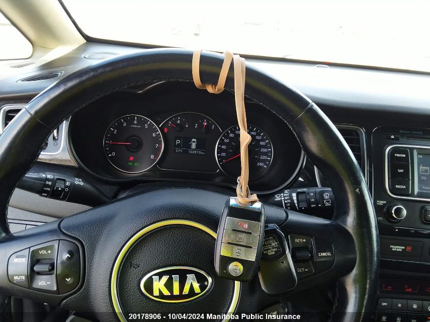 KNAHU8A39E7008396 2014 Kia Rondo Ex