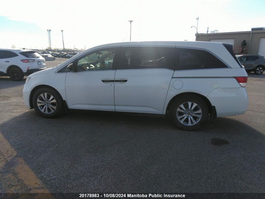 5FNRL5H36FB506467 2015 Honda Odyssey Se