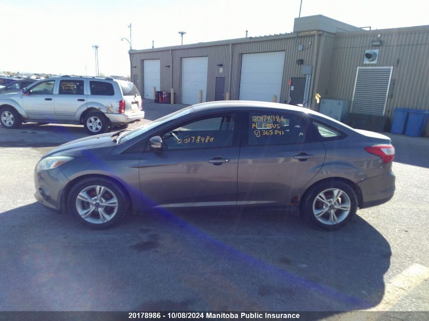 2014 Ford Focus Se VIN: 1FADP3F22EL365041 Lot: 20178986