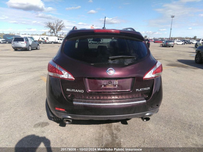 JN8AZ1MW3DW315641 2013 Nissan Murano Sv